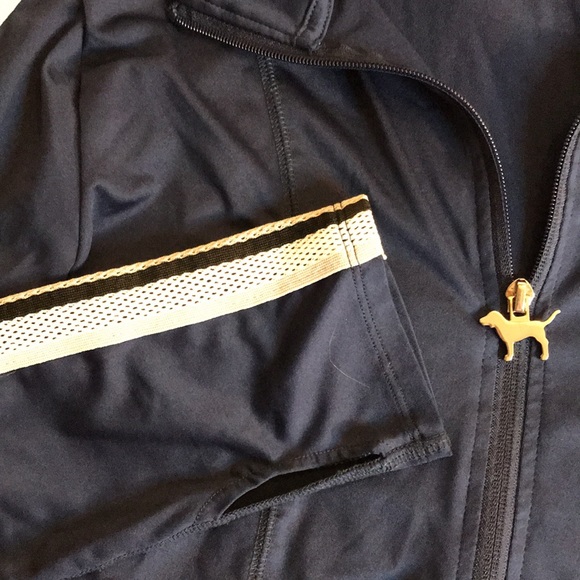 Pink Victoria Secret 1/4 zip sport top sz L - Picture 5 of 10